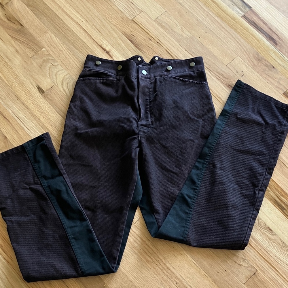 32 Scully Western Riding Pants with Cinch Saddle Seat Reenactment Style Frontier